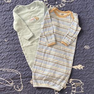 Luvable Friends Sleep Sacks - Blue and Striped